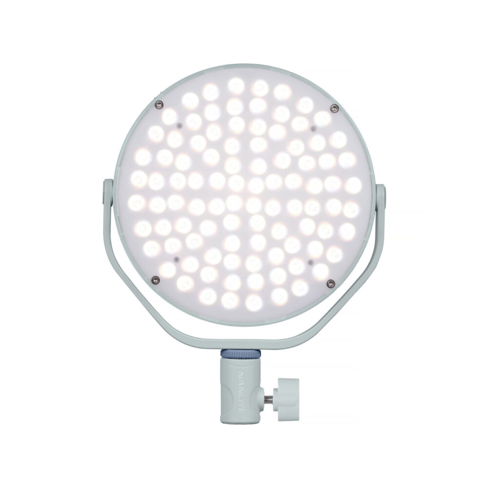Nanlite Miro 30c RGB Round LED Light Panel (Mint Blue)