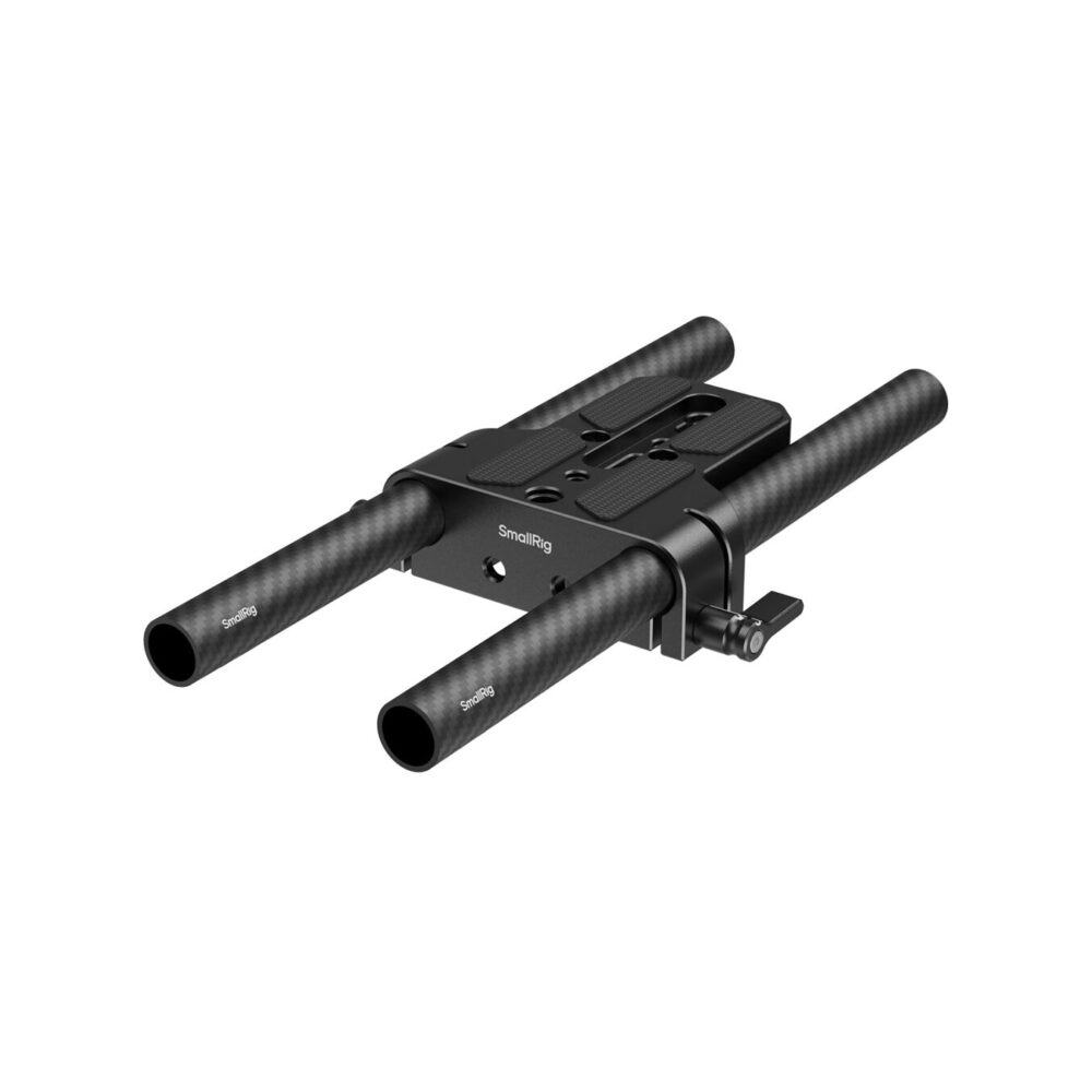 SmallRig Bottom Mount Plate with Dual 15mm Rod Clamp