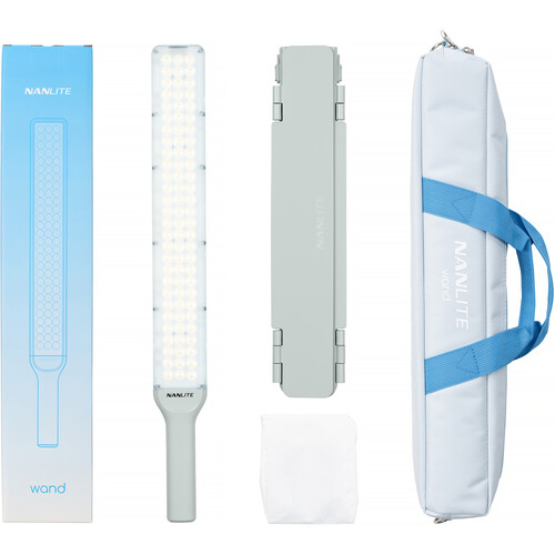 Alternative view of Nanlite Wand LED Full-color LED Light (mint blue)