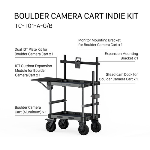 Tilta Boulder 36inch Camera Cart (Base Model) - Image 5