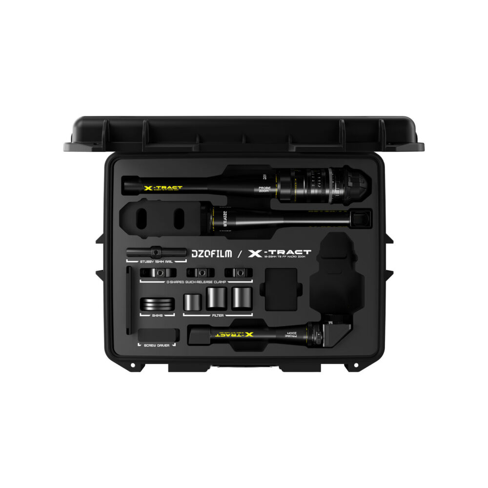DZOFilm X-Tract 18-28mm T8 FF Detachable Probe Zoom Macro Lens with Case (0, 90 & 360, Metric, PL mount)
