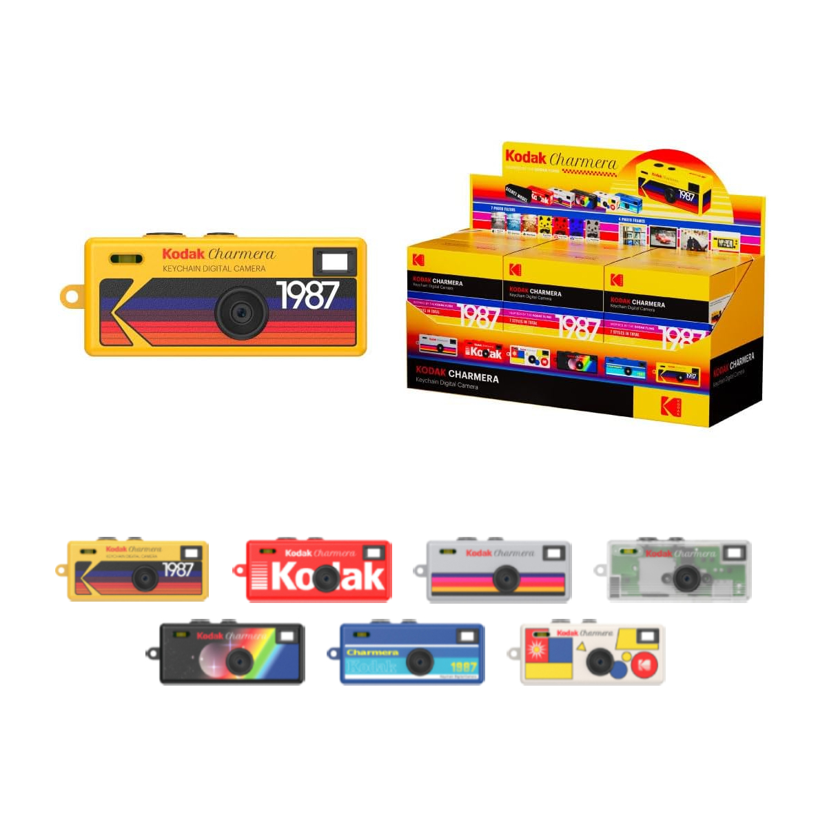 Kodak Charmera Key Chain Digital Camera ( Display 6 PCs )