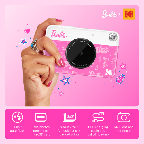 Kodak Printomatic Instant Digital Camera Barbie Signature Style - Image 6