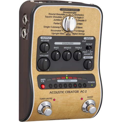 Zoom AC-2 (UK) Acoustic Creator Pedal - Image 2
