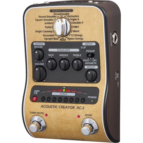Zoom AC-2 (UK) Acoustic Creator Pedal - Image 3