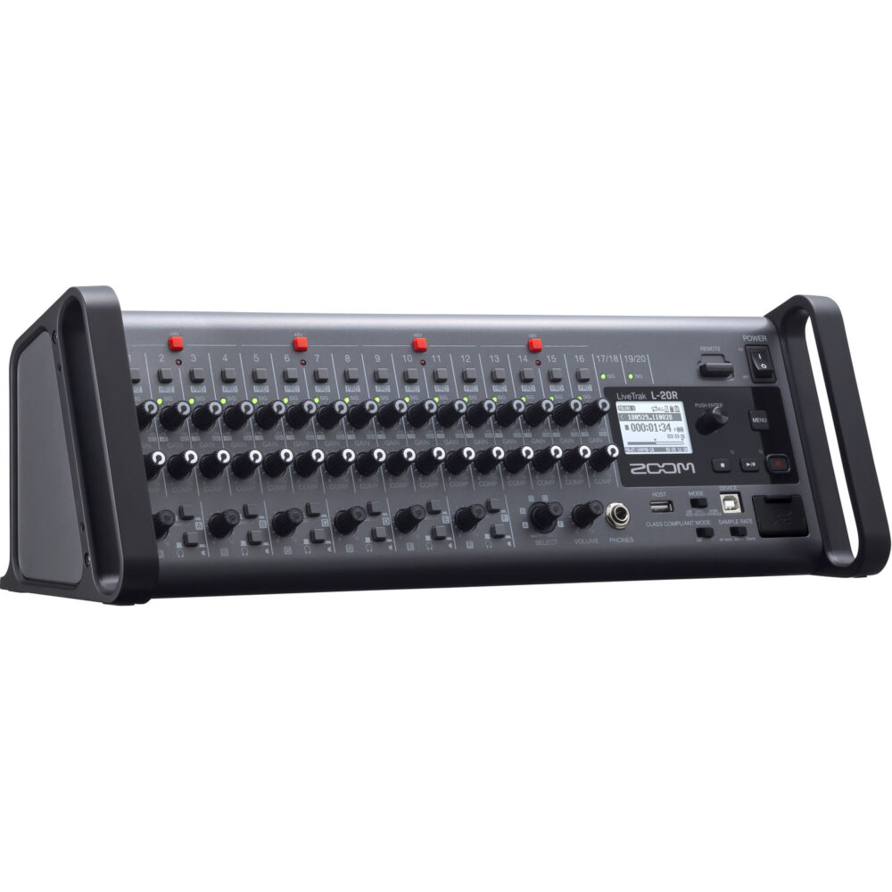 Alternative view of Zoom LiveTrak L-20R 20-Channel Digital Mixer-Recorder (UK)