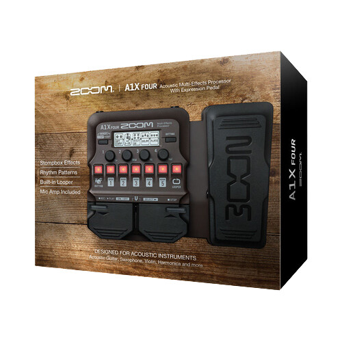 Zoom A1X Four Acoustic Multi-Effects Processor Pedal - Image 6