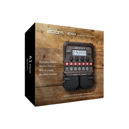 Zoom A1 Four Acoustic Multi-Effects Processor Pedal - Image 4