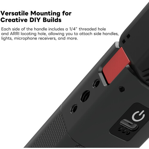 DigitalFoto PBH-3PRO Fast Charging Battery Handle for DJI Pocket 3 (5000mAh) - Image 6