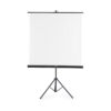 Hama Projection Screen with tripod 2-in-1 mobile set telescopic tube (125 x 125 cm , white)