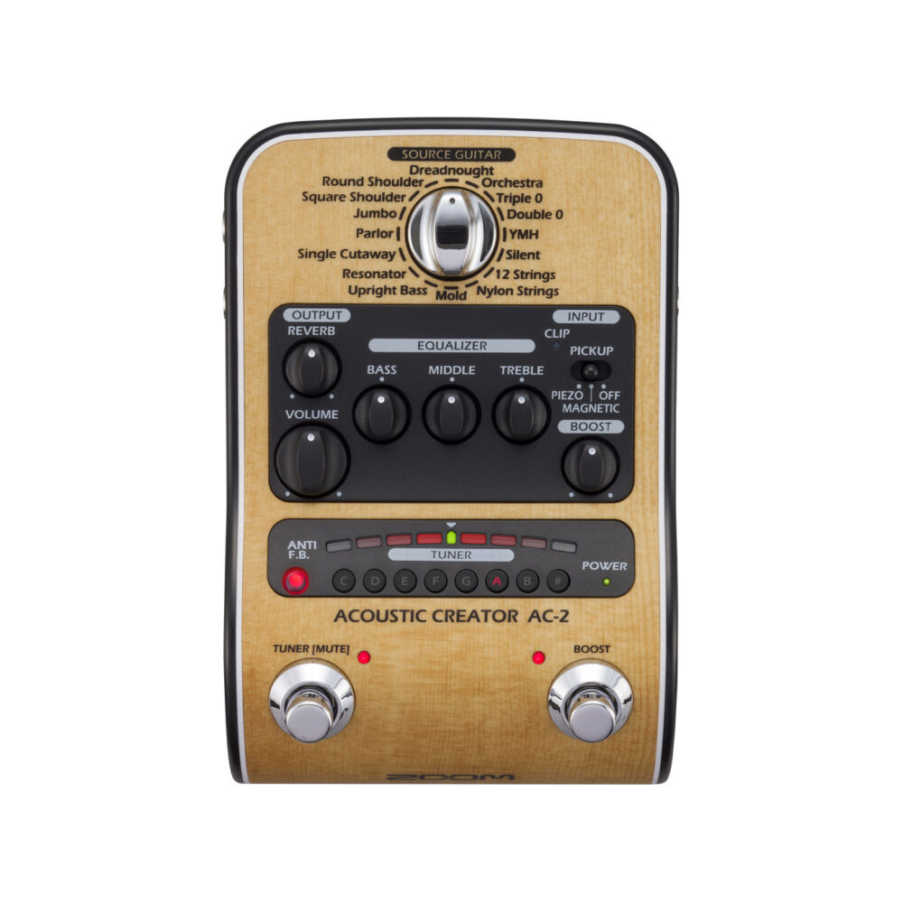 Zoom AC-2 (UK) Acoustic Creator Pedal