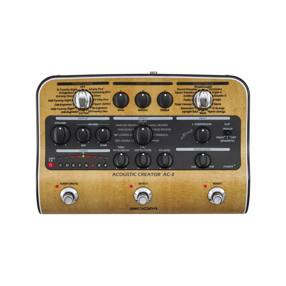 Zoom AC-3 Acoustic Creator Pedal