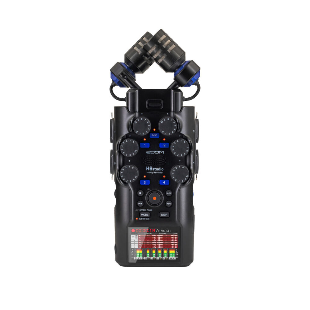 Zoom H6STUDIO 6-Track Handy Recorder