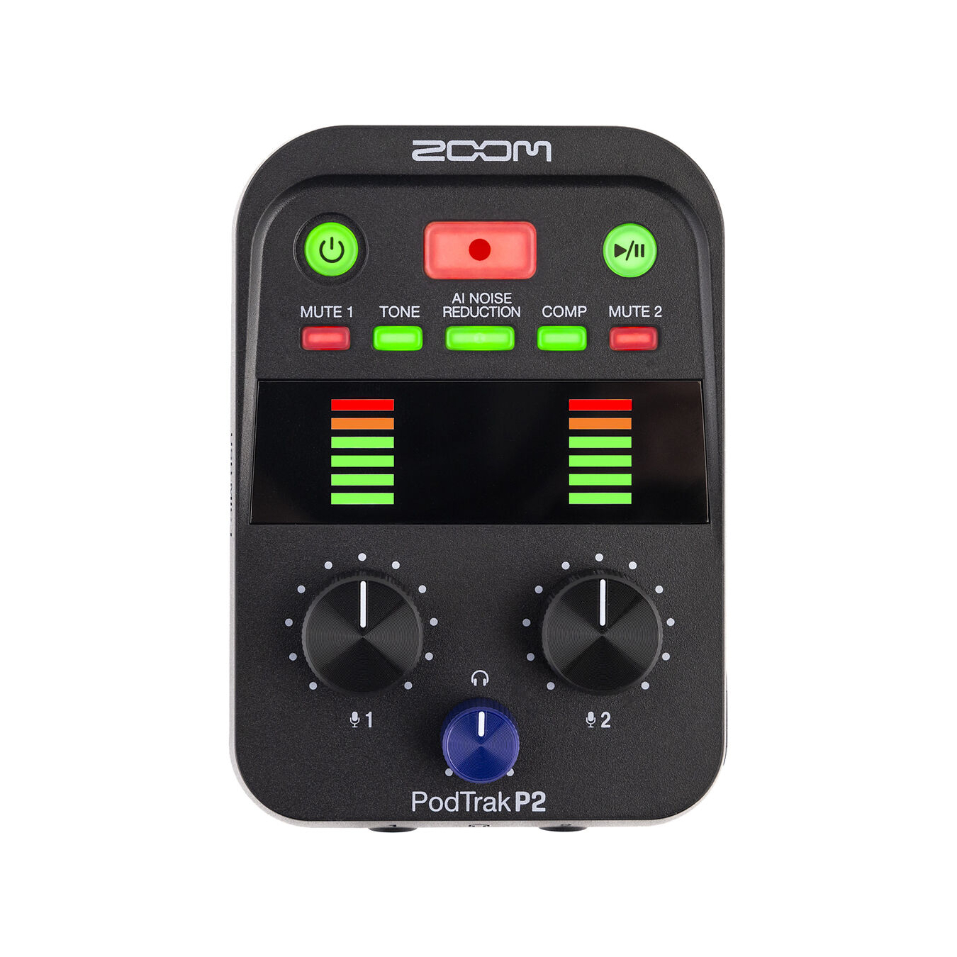 Zoom P2 PodTrak Dual USB Mic Recorder