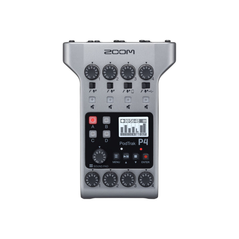 Zoom P4 PodTrak Portable Multitrack Podcast Recorder (B-Ware)