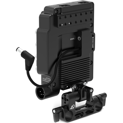 Alternative view of MID49 Power Distribution Box DB-11 for Sony FX6/FX9 (V-Mount, Rod Mounted)