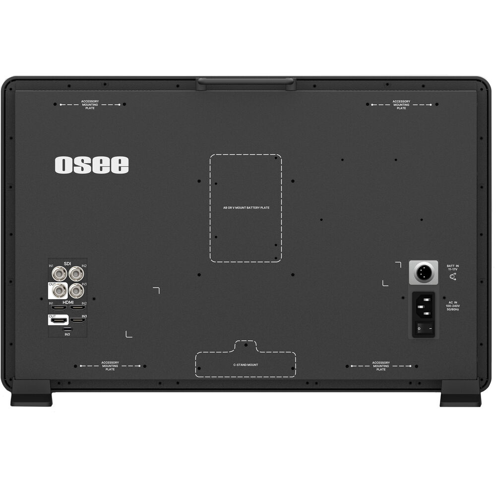 Alternative view of OSEE MEGA 22S4 21.5" H/V Multiview Production Monitor (MEGA224S-Kit)