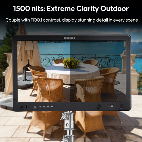 OSEE MEGA 22S4 21.5" H/V Multiview Production Monitor (MEGA224S-Kit) - Görsel 7