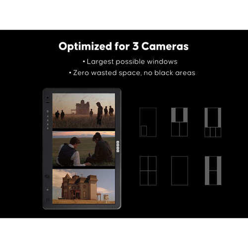 OSEE MEGA 22S4 21.5" H/V Multiview Production Monitor (MEGA224S-Kit) - Görsel 10