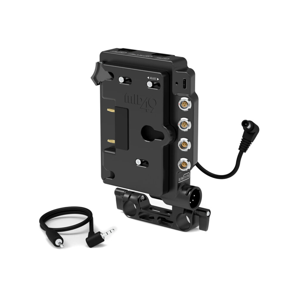 MID49 Power Distribution Box DB-11 for Sony FX6/FX9 (Gold Mount, Rod Mounted)