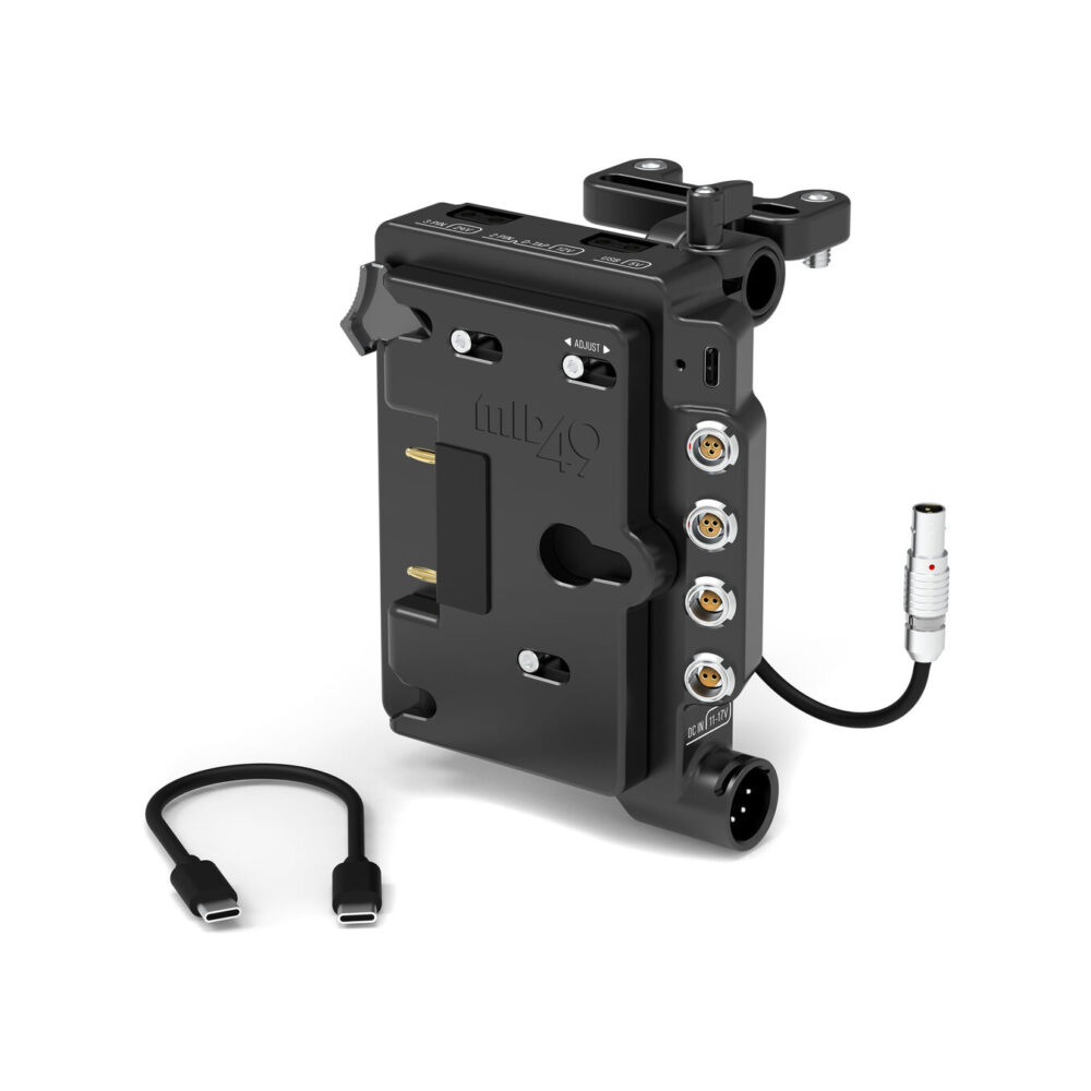 MID49 Power Distribution Box DB-9 for Blackmagic PYXIS (Gold Mount, Camera Mounted)
