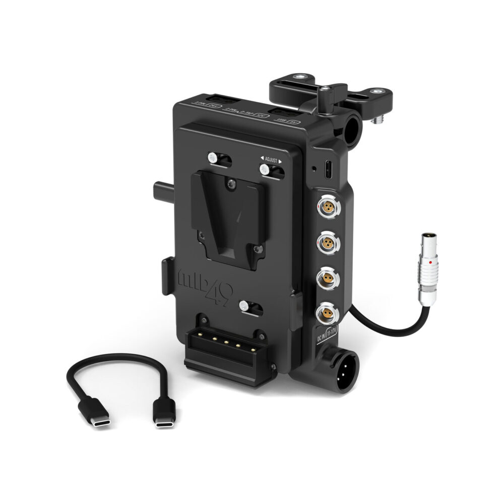 MID49 Power Distribution Box DB-9 for Blackmagic PYXIS (V-Mount, Camera Mounted)