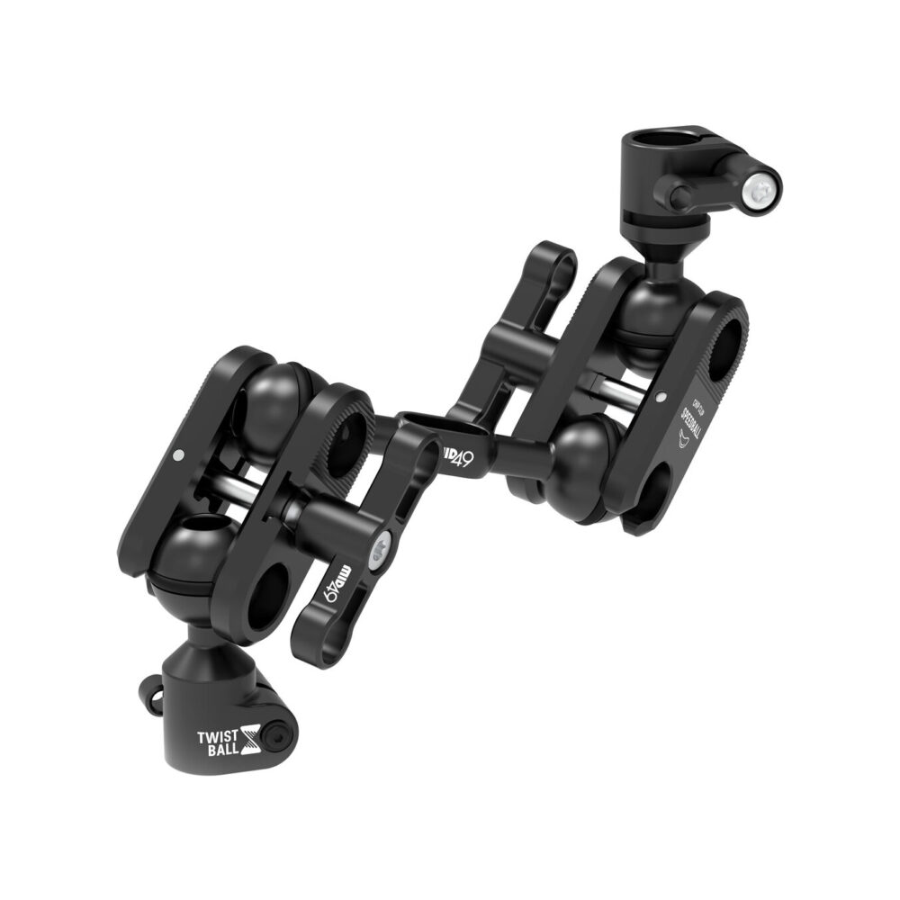 MID49 TWIST Ball Monitor Arm 3 Inch (No Spuds)