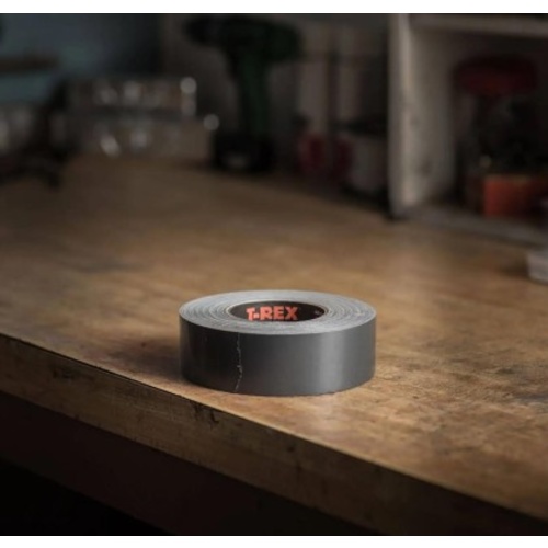 T-REX Textile Tape Extremely Strong (48mm x 9.1m, Grey) – Bild 3