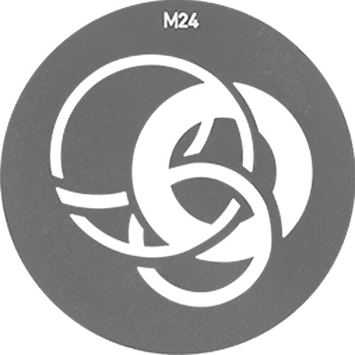 Alternative view of Nanlite M-Size Projection Attachment GOBO Set 2 (10pcs)