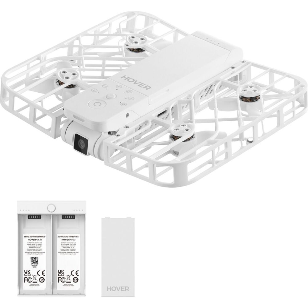 Alternative view of HOVERAir X1 Combo Self-Flying Camera Drone - White