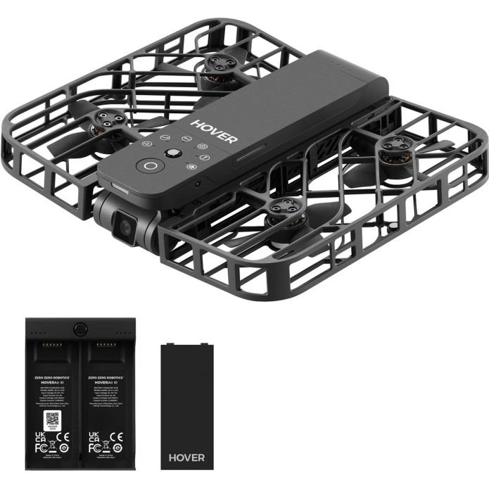 Alternative view of HOVERAir X1 Combo Self-Flying Camera Drone - Black