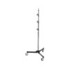 Avenger A5033 Roller 33 Folding Base Stand with Braked Wheels, Chrome/Black, 10.8'