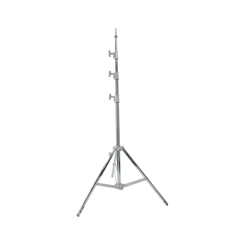 Avenger Baby Steel Stand 40 with Leveling Leg (Chrome-Plated, 13')