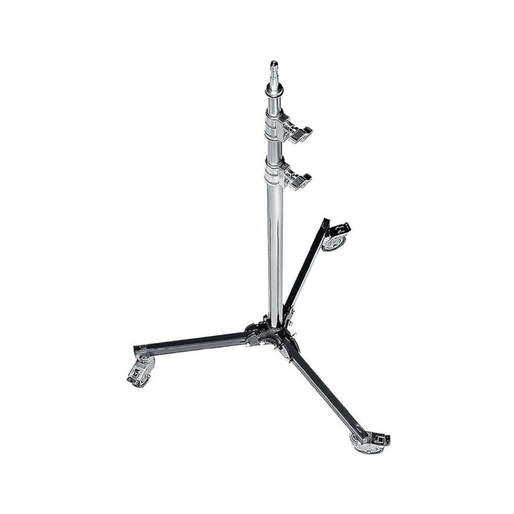 Avenger Roller Stand 17 with Folding Base (Chrome-Plated, 8')