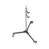 Avenger Roller Stand 17 with Folding Base (Chrome-Plated, 8')