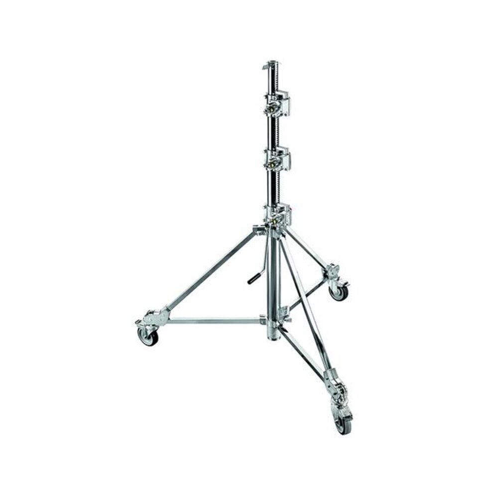 Avenger Strato Safe 47 Stand with Braked Wheels (Chrome-plated, 15.3')