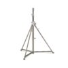 Avenger Super Wind Up 40 Stand with Braked Wheels (Stainless/Chrome-plated, 12.6')