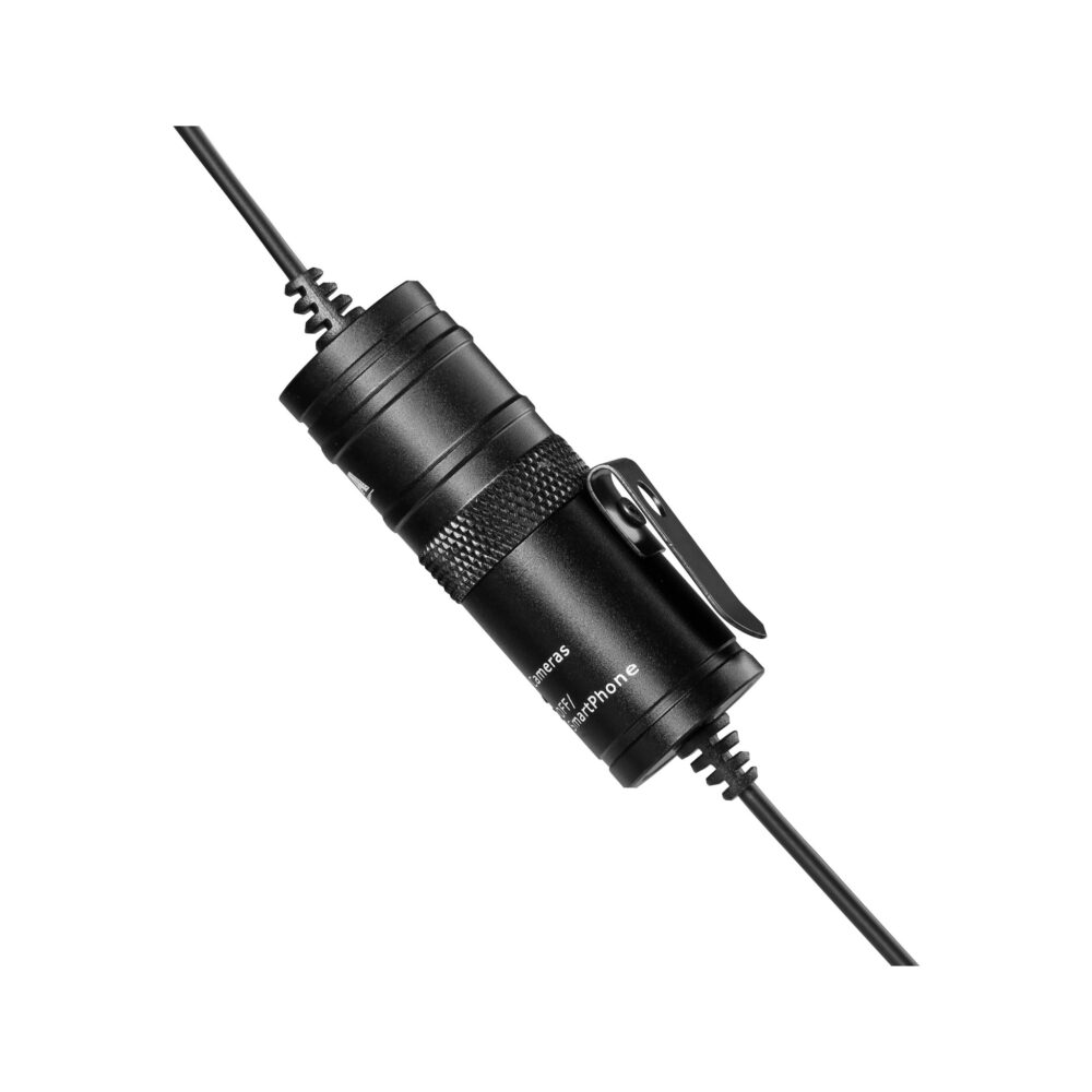 BOYA BY-M1 Omnidirectional Lavalier Microphone (Black)