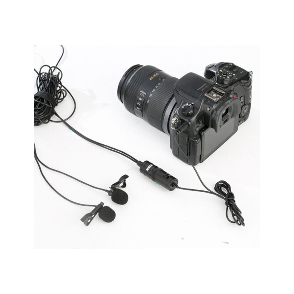 BOYA BY-M1DM Dual Omnidirectional Lavalier Microphone