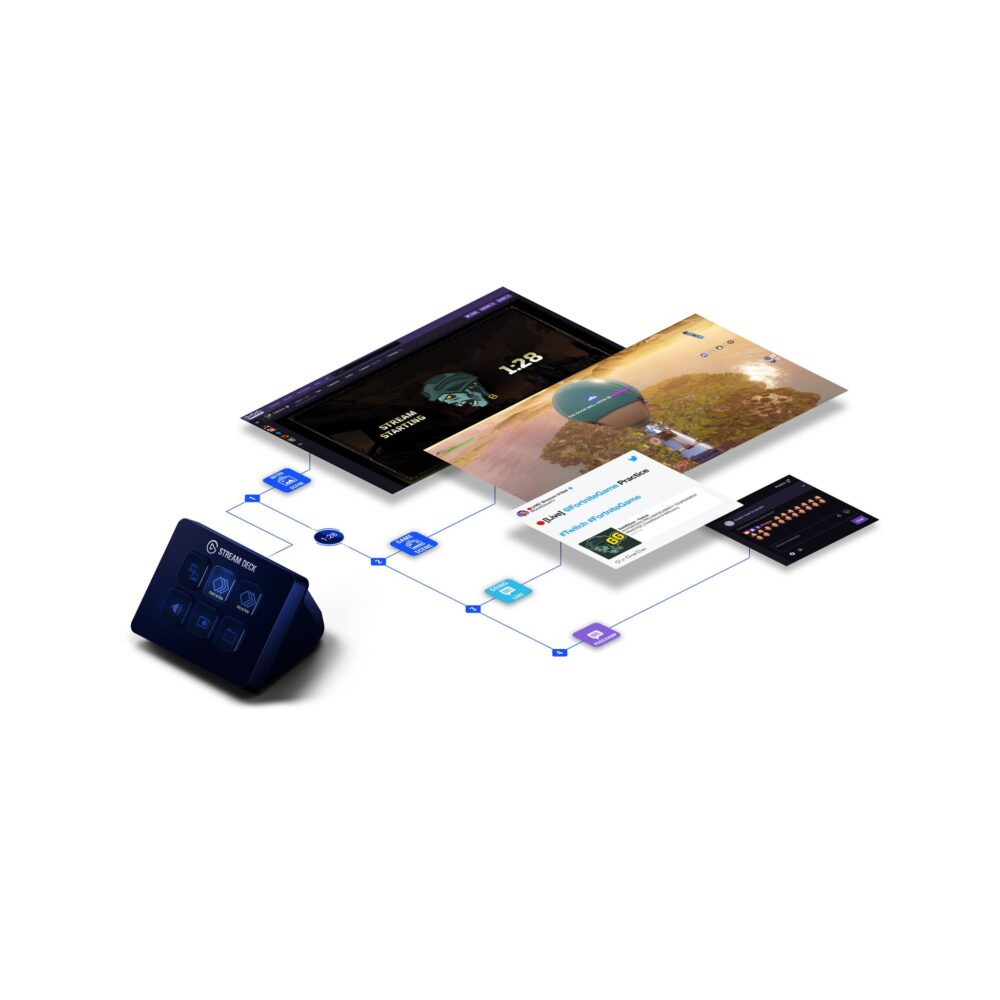 Elgato Stream Deck Mini – 6 Fully Customizable LCD Keys