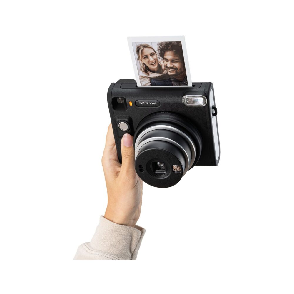 FUJIFILM INSTAX SQUARE SQ40 Instant Film Camera (Black)