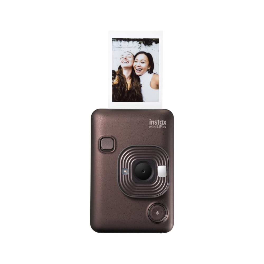 FUJIFILM instax mini LiPlay Hybrid Instant Camera (Deep Bronze)