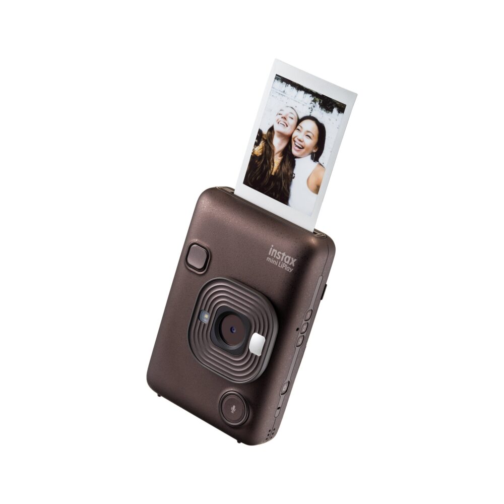 FUJIFILM instax mini LiPlay Hybrid Instant Camera (Deep Bronze)
