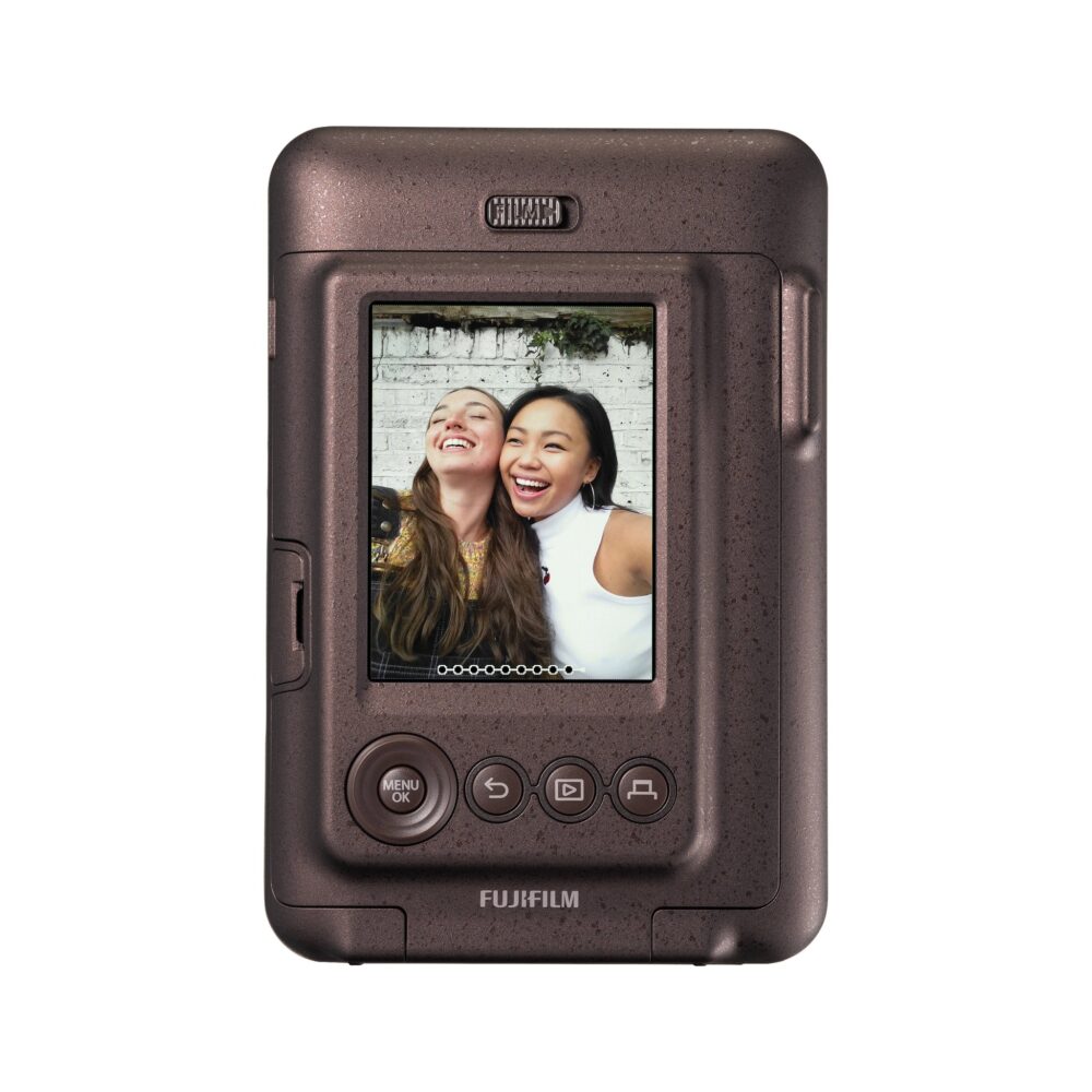 FUJIFILM instax mini LiPlay Hybrid Instant Camera (Deep Bronze)