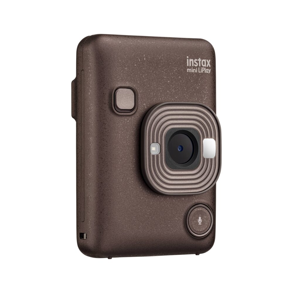 FUJIFILM instax mini LiPlay Hybrid Instant Camera (Deep Bronze)