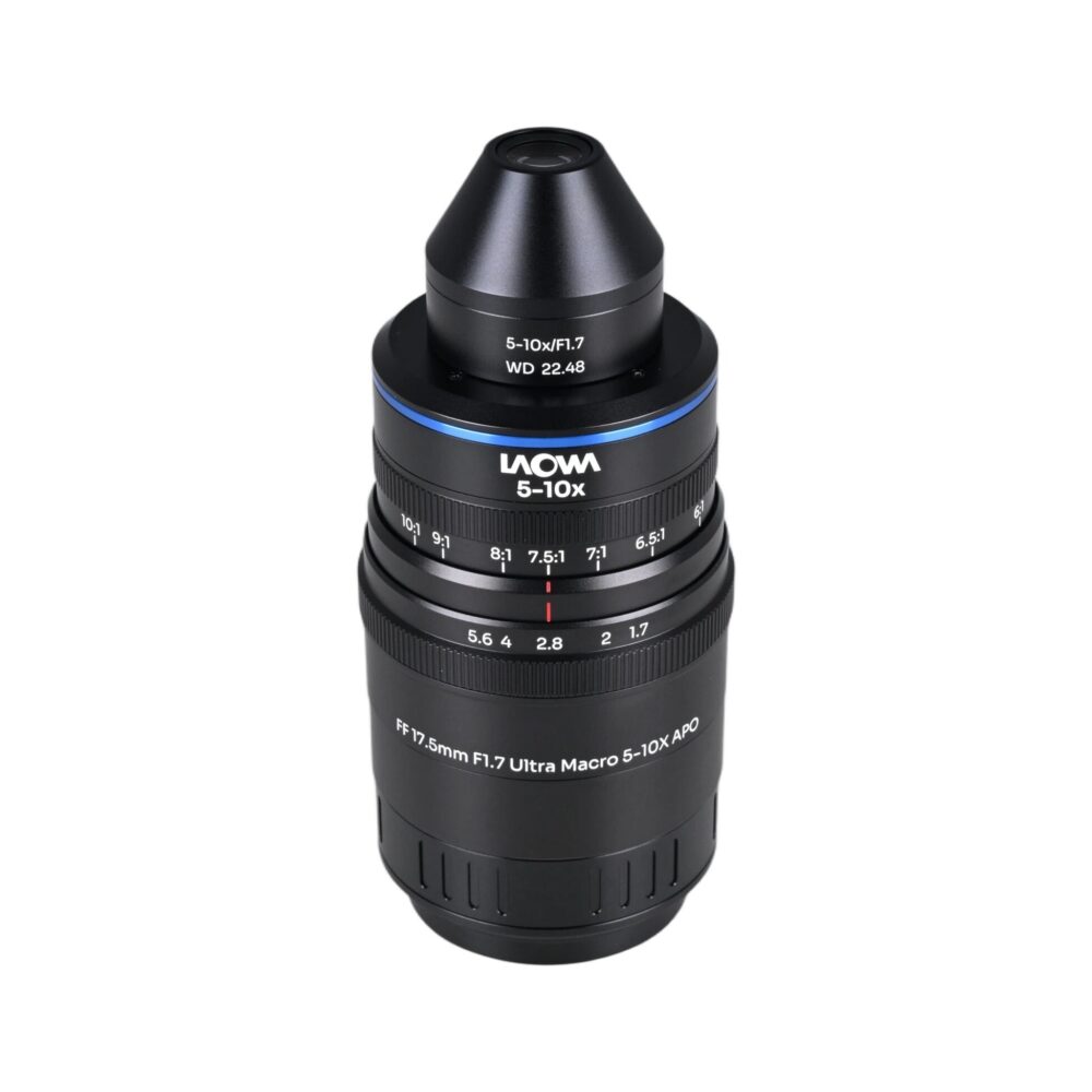 Laowa Aksen 17.5mm f/1.7 5-10X Ultra Macro APO Lens - Fujifilm X (VEAKSEN17517FX)