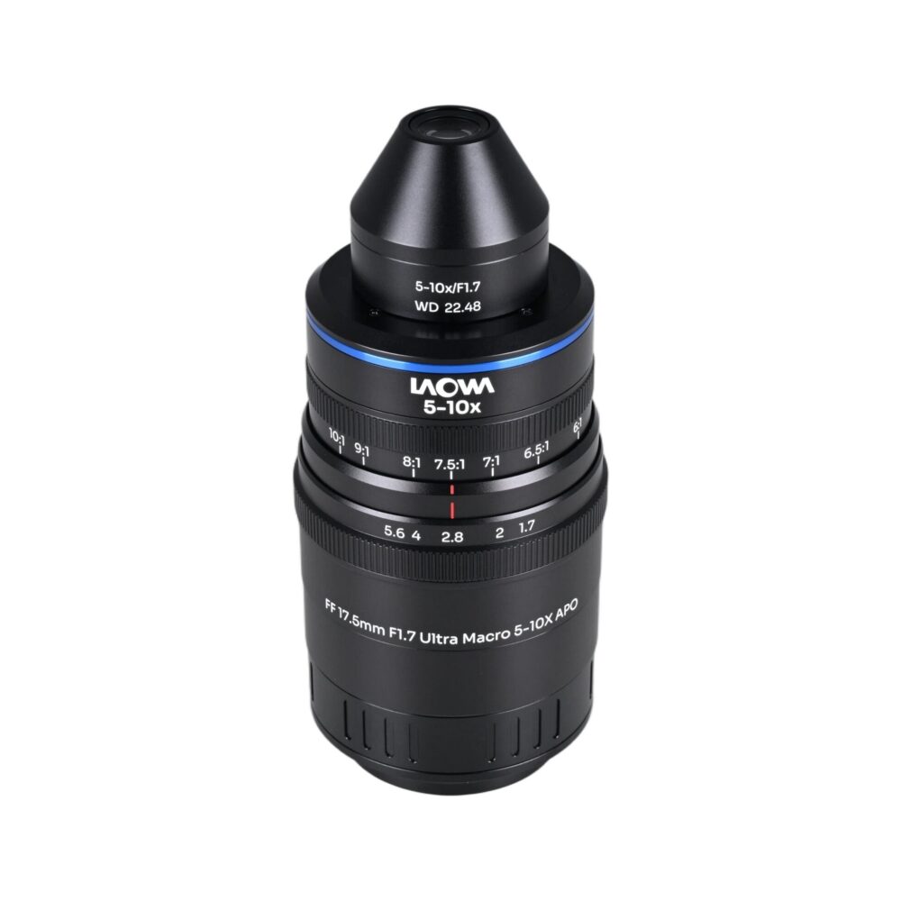 Laowa Aksen 17.5mm f/1.7 5-10X Ultra Macro APO Lens - Micro Four Thirds (VEAKSEN17517MFT)