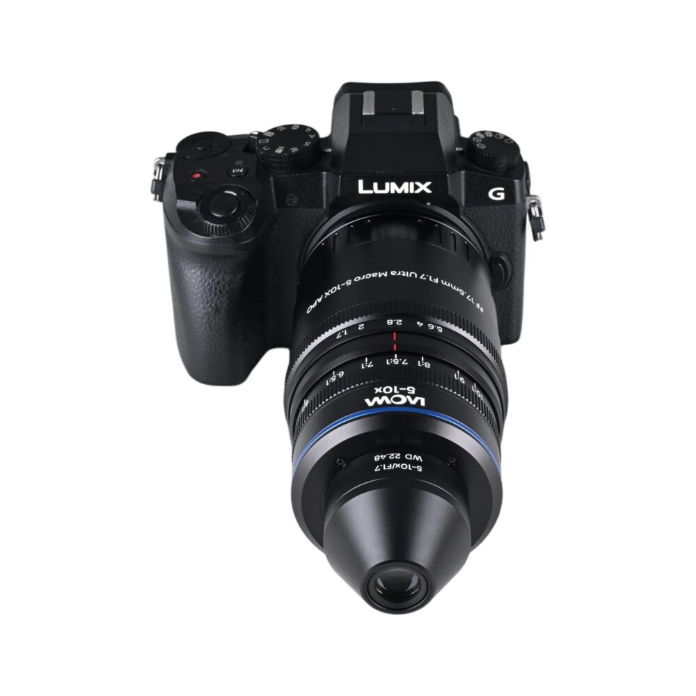 Laowa Aksen 17.5mm f/1.7 5-10X Ultra Macro APO Lens - Micro Four Thirds (VEAKSEN17517MFT)
