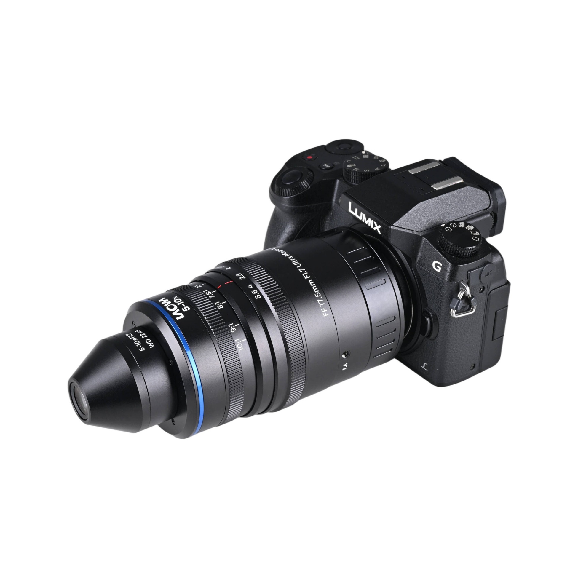 Laowa Aksen 17.5mm f/1.7 5-10X Ultra Macro APO Lens - Micro Four Thirds (VEAKSEN17517MFT)