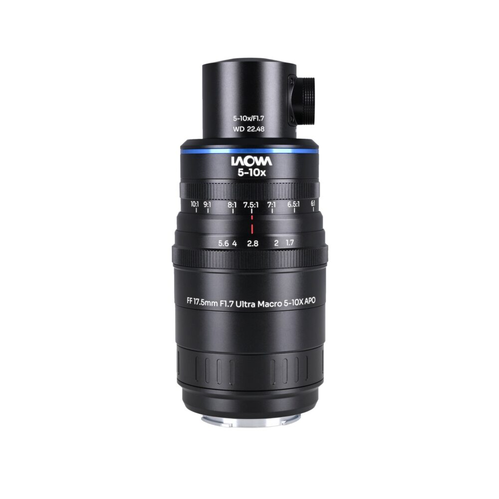Laowa Aksen 17.5mm f/1.7 5-10X Ultra Macro APO Lens with Coaxial Illumination - FE mount